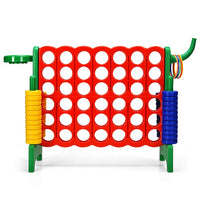 Giant 4-in-A Row, Jumbo 4-to-Score Giant Game Set for Kids & Adults