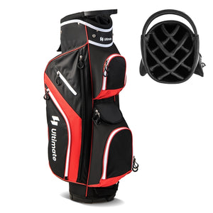 Golf Cart Bag Golf Club Bag 14 Way Top Dividers&9 Pockets Lightweight Golf