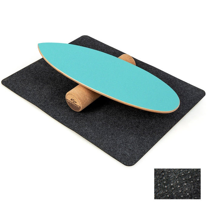 Balance Board Trainer Wobble Board w/Roller & Blanket for Skateboard