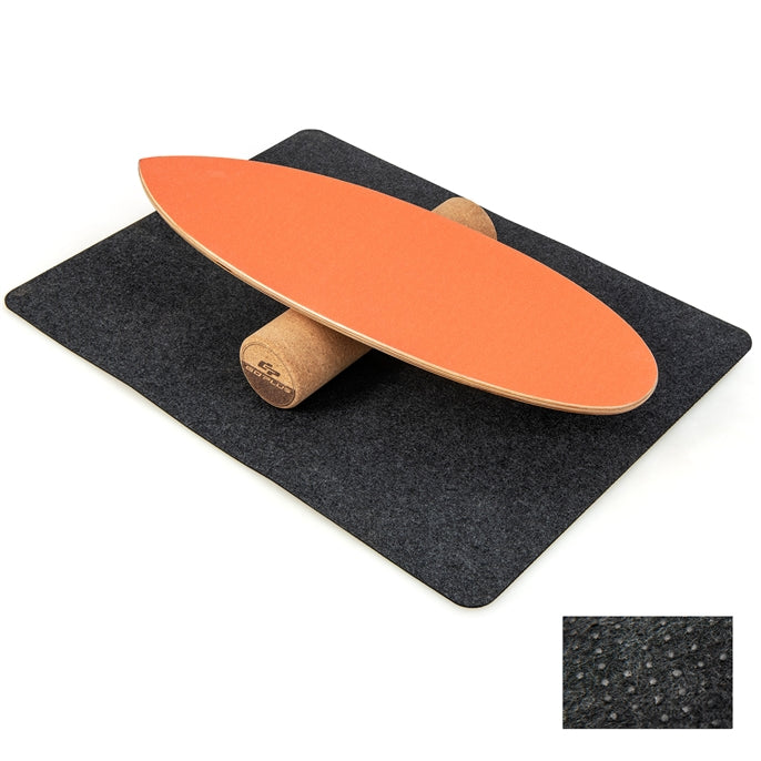 Balance Board Trainer Wobble Board w/Roller & Blanket for Skateboard