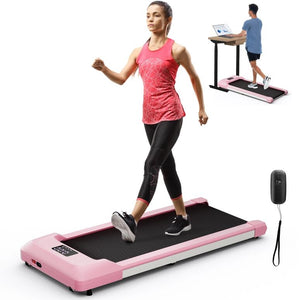 Under Desk Treadmill with 120 kg Capacity, Remote Control and LED Display