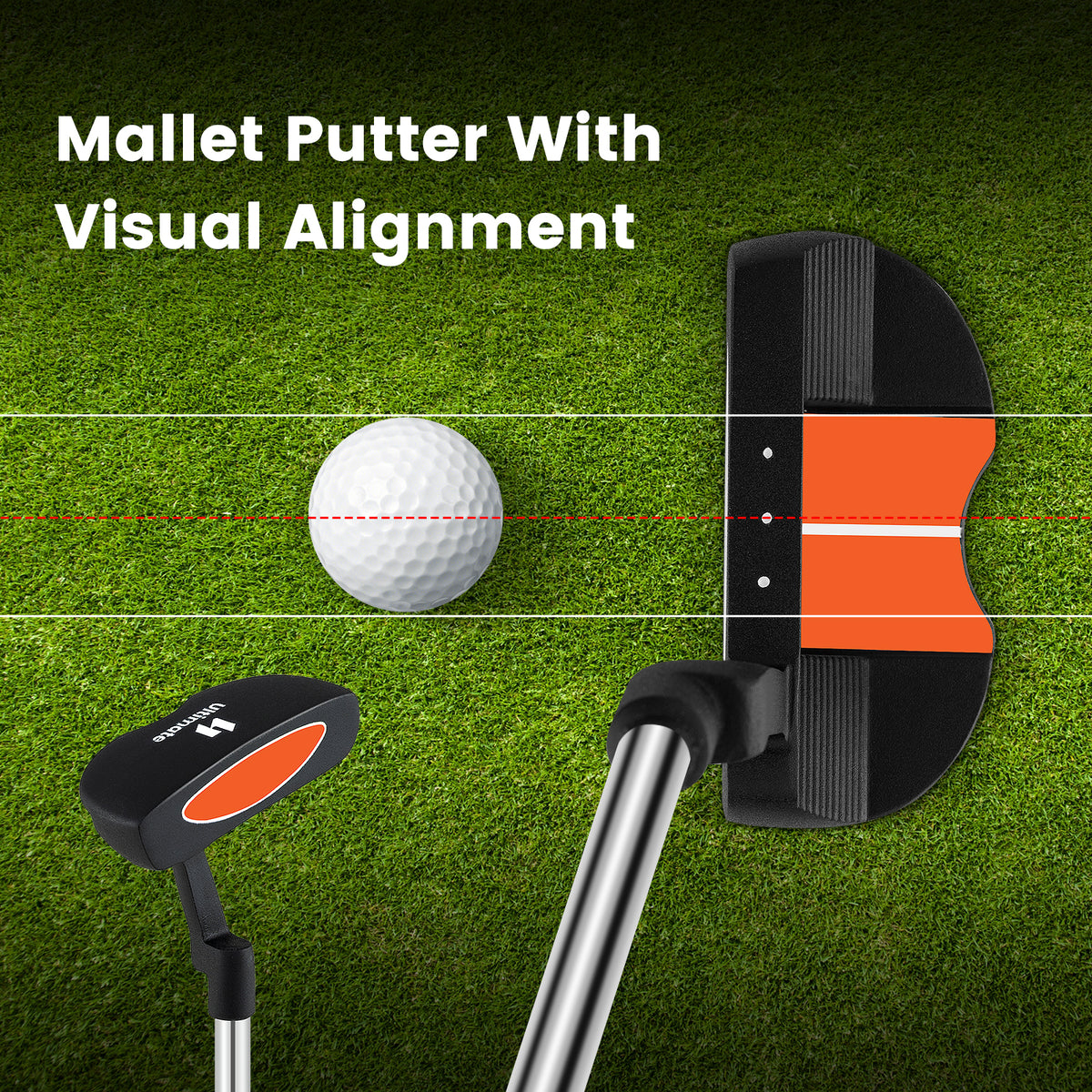 Kids Complete Golf Clubs Set, Right Handed Golf Club Set for Boys & Girls Aged 8-10 Years