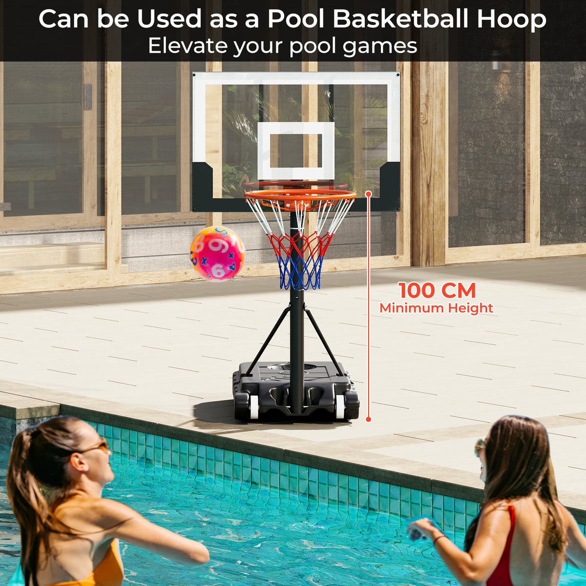 Kids Basketball Hoop Outdoor 1.4-2.6m