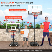 Kids Basketball Hoop Outdoor 1.4-2.6m