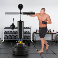 Boxing Speed Trainer, Freestanding 360°Spinning Bar w/ Dual Boxing Speed Balls