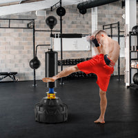 Boxing Speed Trainer, Freestanding 360°Spinning Bar w/ Dual Boxing Speed Balls