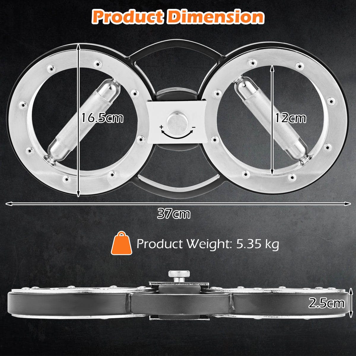 12 LBS Burn Machine, Arm Workout Equipment for Men & Women