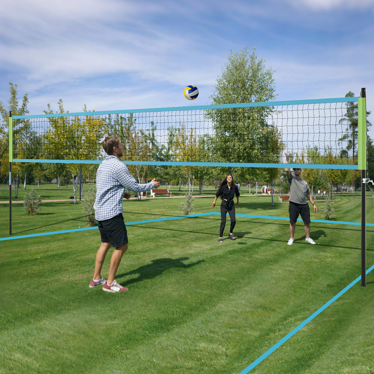 Portable Outdoor Volleyball Net Set