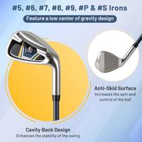 Complete Golf Club Set for Men with Stand Bag