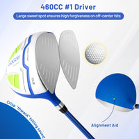 15-Piece Complete Golf Equipment Set