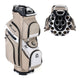 Golf Cart Bag, Molded Lock Top Golf Bag w/14-Way Dividers