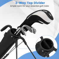 Lightweight Golf Stand Bag, Pitch n Putt Golf Bag for The Driving Range