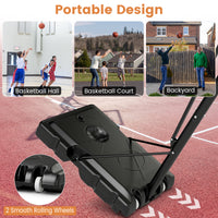 Basketball Hoop Stand 8-10FT/2.45-3.05m（Floor to Ring）Height Adjustable Basketball Hoop System w/ 44" Backboard