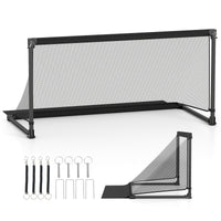 Soccer Goal, Portable POP Up Toddler Soccer Net w/Metal Frame