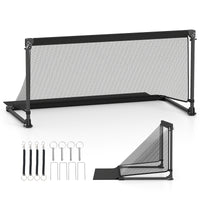 Soccer Goal, Portable POP Up Toddler Soccer Net w/Metal Frame