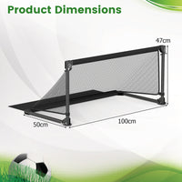 Soccer Goal, Portable POP Up Toddler Soccer Net w/Metal Frame