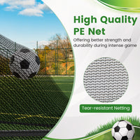 Soccer Goal, Portable POP Up Toddler Soccer Net w/Metal Frame