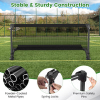 Soccer Goal, Portable POP Up Toddler Soccer Net w/Metal Frame