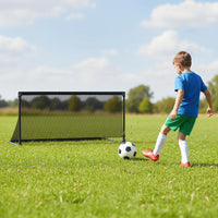 Soccer Goal, Portable POP Up Toddler Soccer Net w/Metal Frame