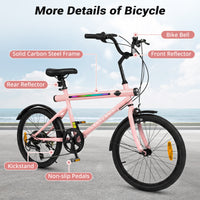 Lighted Cycling Bike with Adjustable Handlebar and Seat