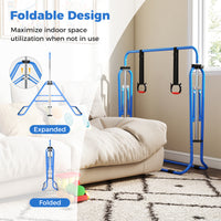 Expandable Gymnastic Bar for Kids, 4-Level Height Adjustable Gymnastic Horizontal Bar