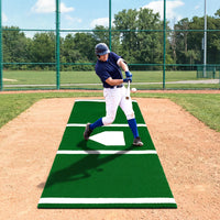 302 x 116 CM Baseball and Softball Hitting Mat Heavy-Duty 15 mm Turf