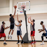Portable Basketball Hoop Outdoor 150-305 cm 10 Levels Adjustable Basketball Goal System