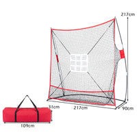 7x7.4FT Exatra Large Baseball Practice Net, Softball Pitching Net