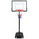 Basketball Hoop Outdoor 2.15-2.6M Height Adjustable