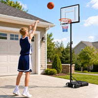 Basketball Hoop Outdoor 2.15-2.6M Height Adjustable