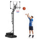 Basketball Hoop Outdoor 131-263 cm Rim Height Adjustable