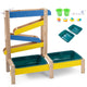 Sand and Water Table for Toddlers with 2 Basins Plant Pots and Sailboat