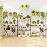 4/5-Tier Wire Shelving Unit with 4 Hooks and 452/565 kg Load Capacity