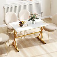 Sintered Stone Dining Table Rectangular Kitchen Table