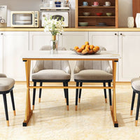 Sintered Stone Dining Table Rectangular Kitchen Table