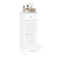 Small Bathroom Storage Cabinet with Adjustable Shelf and Drawer