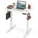 Small Electric Standing Desk 80x60 cm Height Adjustable with 3 Memory Settings
