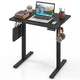 Small Electric Standing Desk 80x60 cm Height Adjustable with 3 Memory Settings