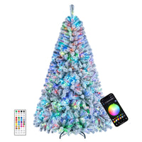 Smart RGB Pencil Christmas Tree with APP Remote and Music Sync for Holiday