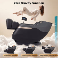 2027 Upgraded Soothe 57 Full Body Massage Chair with Waist Heating Function Airbags Foot Rollers
