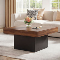 Square Coffee Table with Remote and 21 Dynamic Modes for Living Room