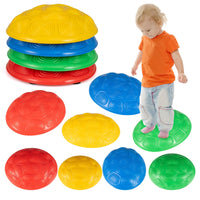 Stepping Stones for Kids Set of 8 Turtle-Themed Balance Stones