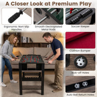 3-in-1 Swivel Game Table with Foosball and Pool Billiards for Teens Adults