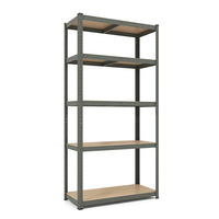 5-Tier Heavy Duty Metal Shelving Unit Adjustable Garage Storage Utility Shelves