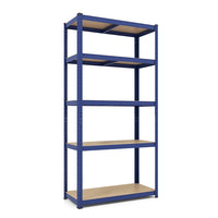 5-Tier Heavy Duty Metal Shelving Unit Adjustable Garage Storage Utility Shelves