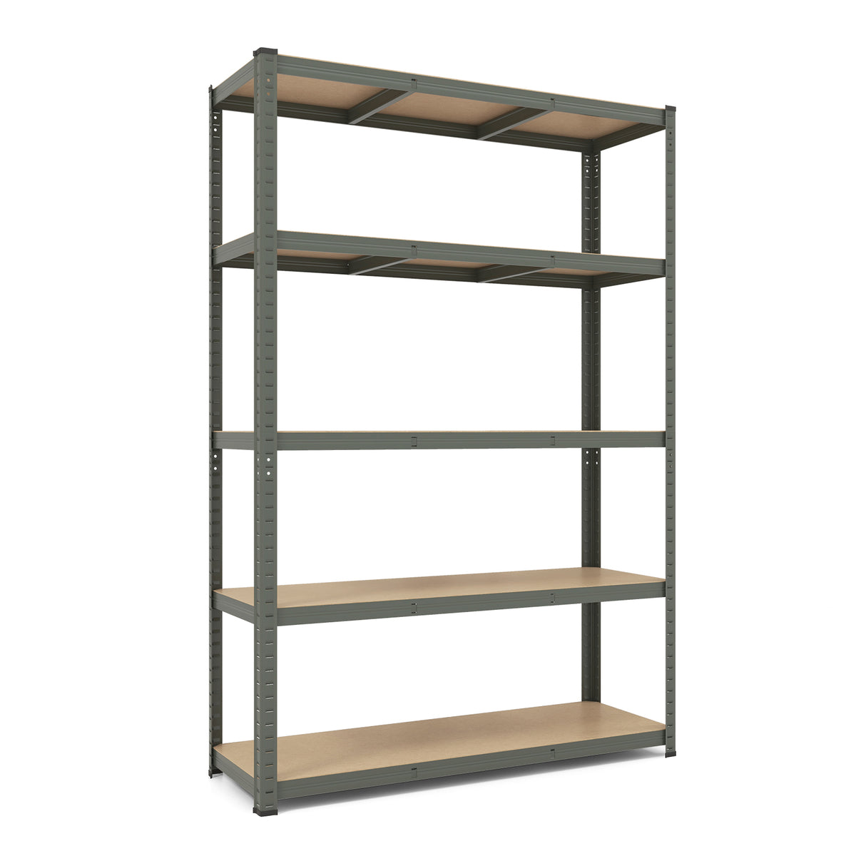 5-Tier Heavy Duty Metal Shelving Unit Adjustable Garage Storage Utility Shelves