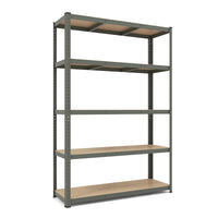 5-Tier Heavy Duty Metal Shelving Unit Adjustable Garage Storage Utility Shelves