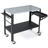 92cm x 46cm Welding Table, 570kg Welding Workbench on Wheels