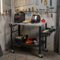 92cm x 46cm Welding Table, 570kg Welding Workbench on Wheels