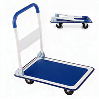 Heavy Duty Foldable Push Cart Dolly 255 kg Weight Capacity with Swivel Wheels